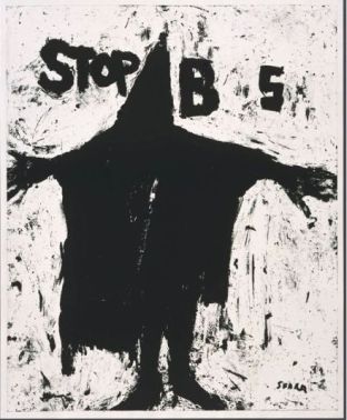 Richard Serra Obras stop bs Stop Bush