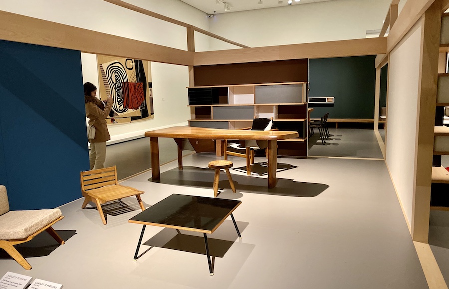Design Quarters - Boomerang desk • 1938 • Charlotte Perriand . One of the  beautiful pieces from the exhibition CHARLOTTE PERRIAND: INVENTING A NEW  WORLD @fondationlv . . . #designquarters #charlotteperriand #perriand #